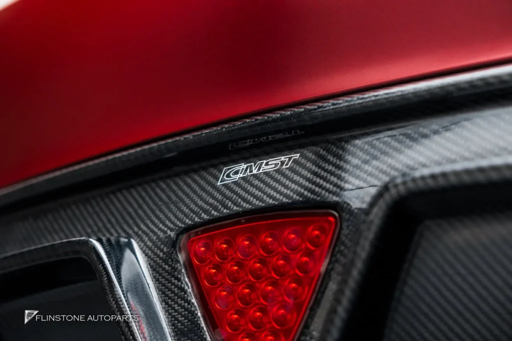 TESLA Genuine CMST Carbon Fiber Front Lip + Genuine CMST Carbon Fiber