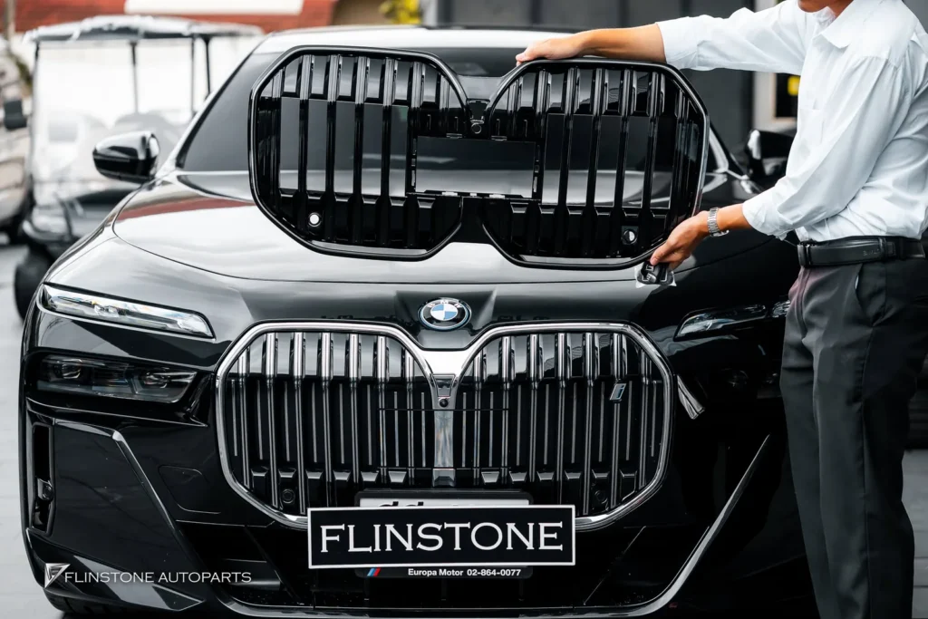กระจังหน้าแท้จากเยอรมันสำหรับ BMW i7 G70 กระจังหน้าเป็นแบบ LED ร