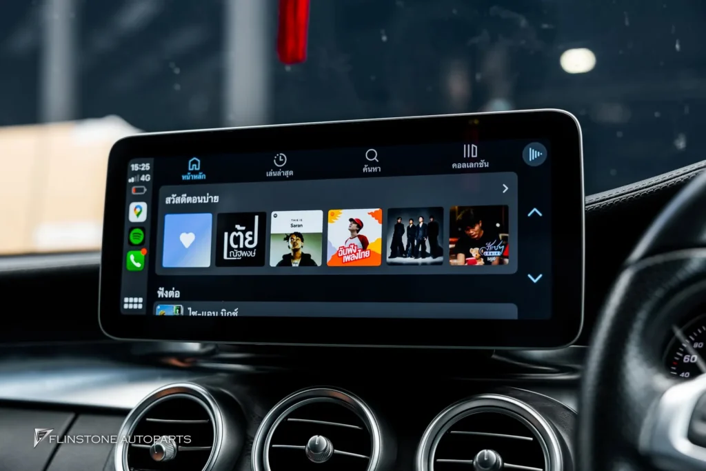 Mercedes-Benz W205 C205 C-Class 2024 ANDROID Screen + GT Panamericana Front Grille