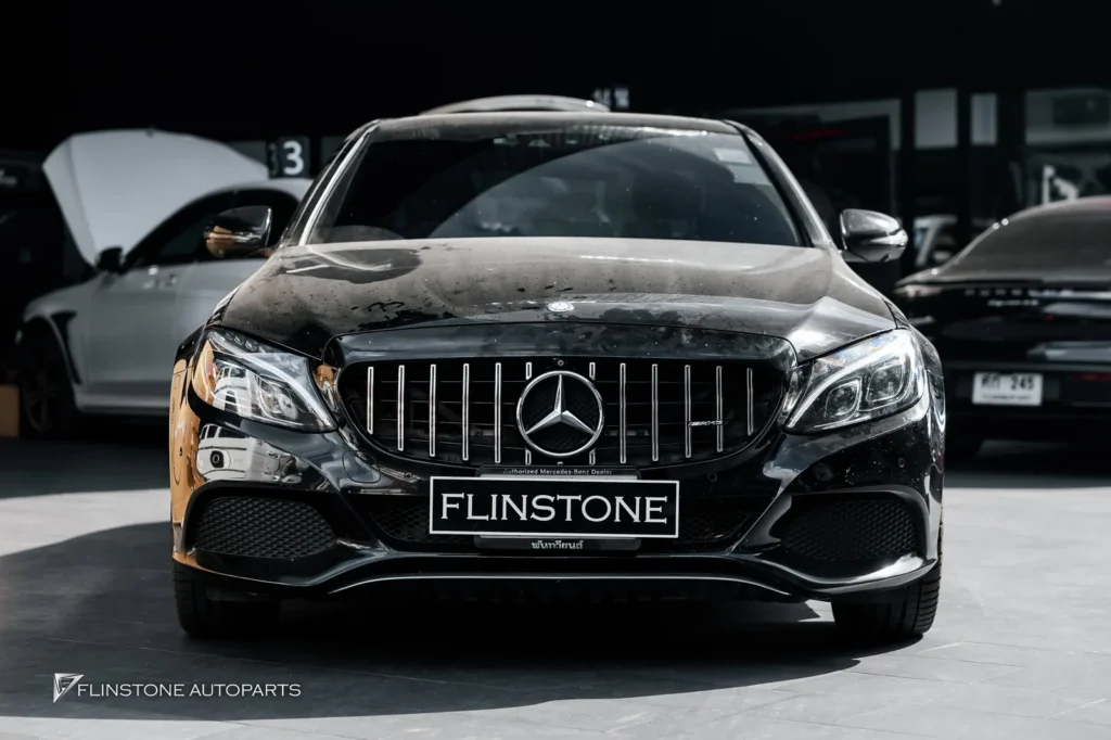 Mercedes-Benz W205 C205 C-Class 2024 ANDROID Screen + GT Panamericana Front Grille