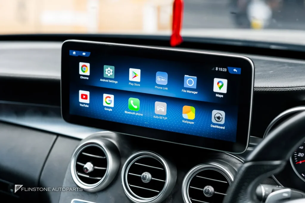 Mercedes-Benz W205 C205 C-Class 2024 ANDROID Screen + GT Panamericana Front Grille