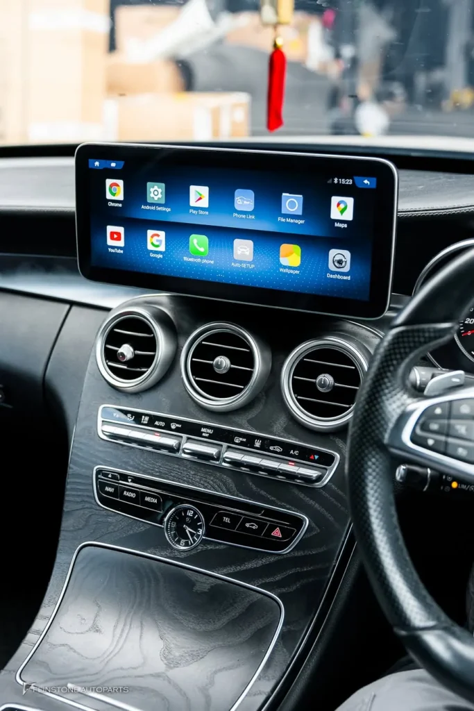 Mercedes-Benz W205 C205 C-Class 2024 ANDROID Screen + GT Panamericana Front Grille