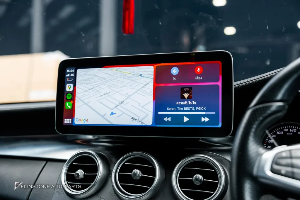 Mercedes-Benz W205 C205 C-Class 2024 ANDROID Screen + GT Panamericana Front Grille
