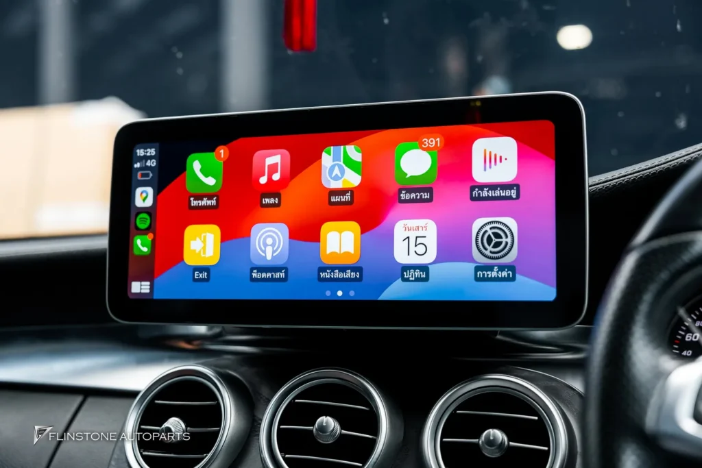 Mercedes-Benz W205 C205 C-Class 2024 ANDROID Screen + GT Panamericana Front Grille