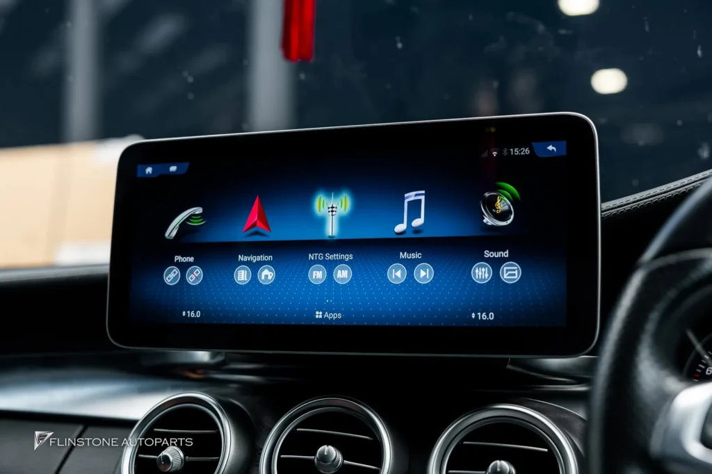 Mercedes-Benz W205 C205 C-Class 2024 ANDROID Screen + GT Panamericana Front Grille