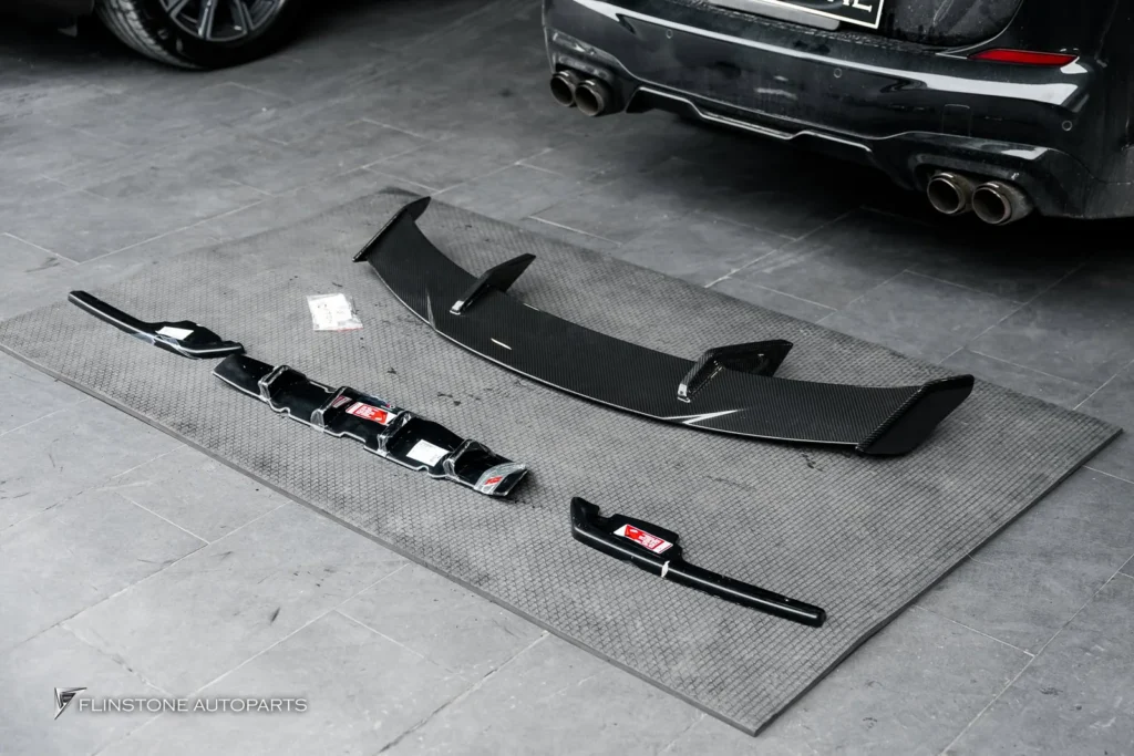 BMW F44 Grand Coupe M Performance Carbon Fiber Wing + MAXTON DESIGN Rear Diffuser