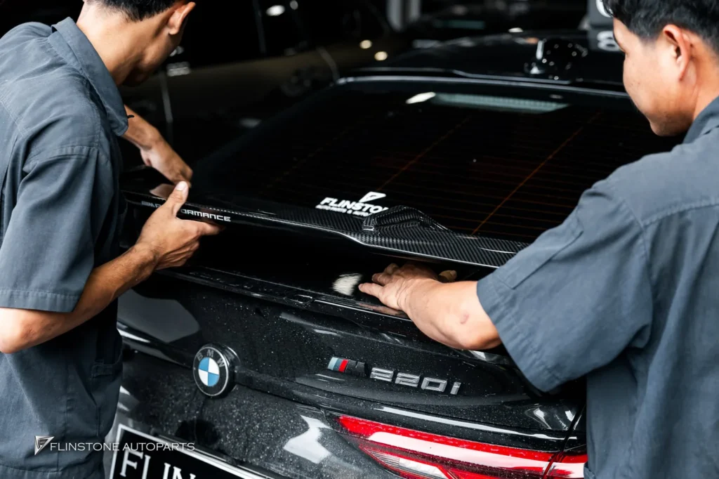 BMW F44 Grand Coupe M Performance Carbon Fiber Wing + MAXTON DESIGN Rear Diffuser