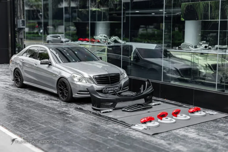 Mercedes-Benz W212 E-Class Custom E63 AMG Braking System + E63 AMG Front Bumper