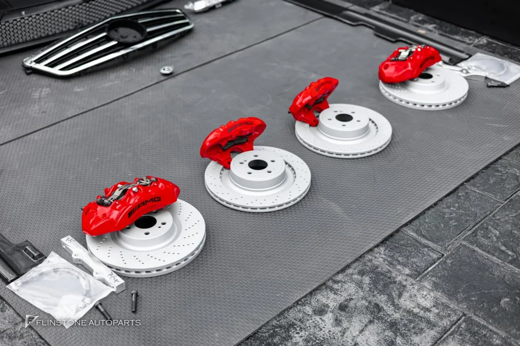 Mercedes-Benz W212 E-Class Custom E63 AMG Braking System + E63 AMG Front Bumper