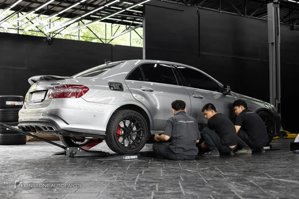 Mercedes-Benz W212 E-Class Custom E63 AMG Braking System + E63 AMG Front Bumper
