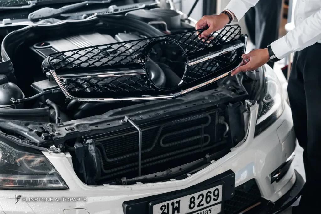 Mercedes-Benz W204-C204 C-Class C63 AMG Front Grille