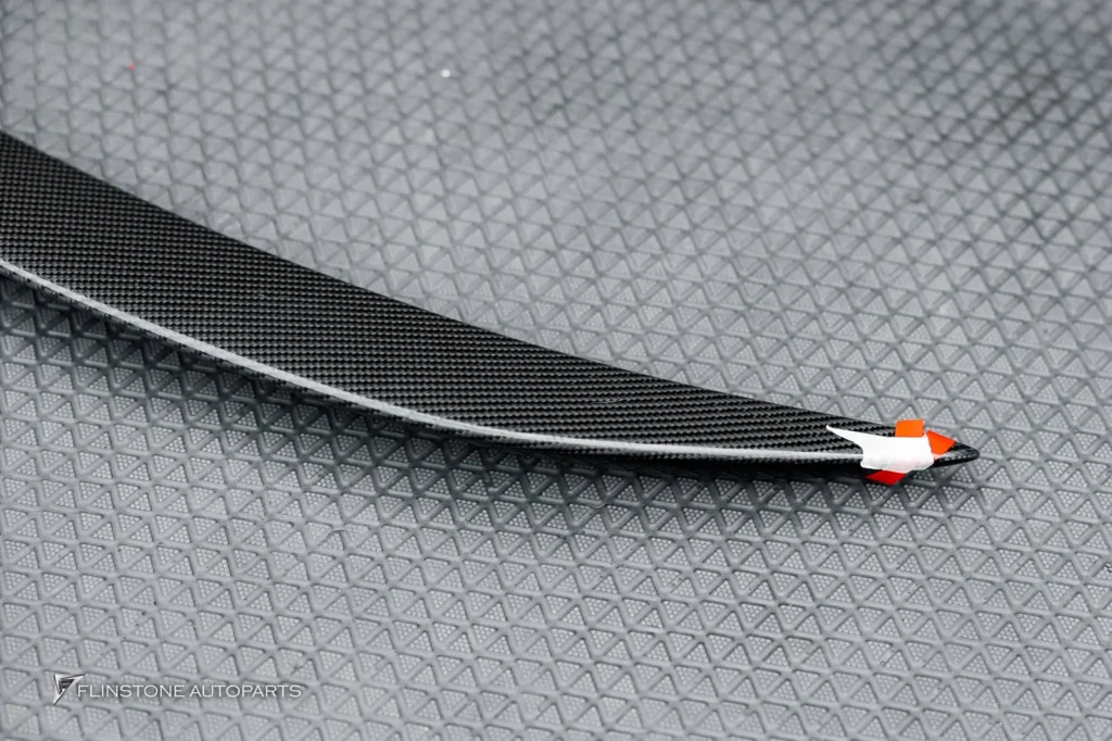 Mercedes-Benz X253 GLC-Class Carbon Fiber Trunk Spoiler + Leather Airbag with red stiching