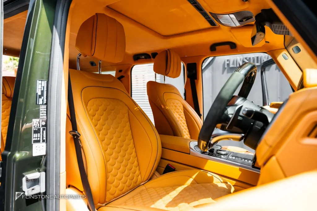 W464 G-Class คันเดียวในไทยที่เปลี่ยนสีภายในเป็น MUSTARD สำหรับ Mercedes G63 A