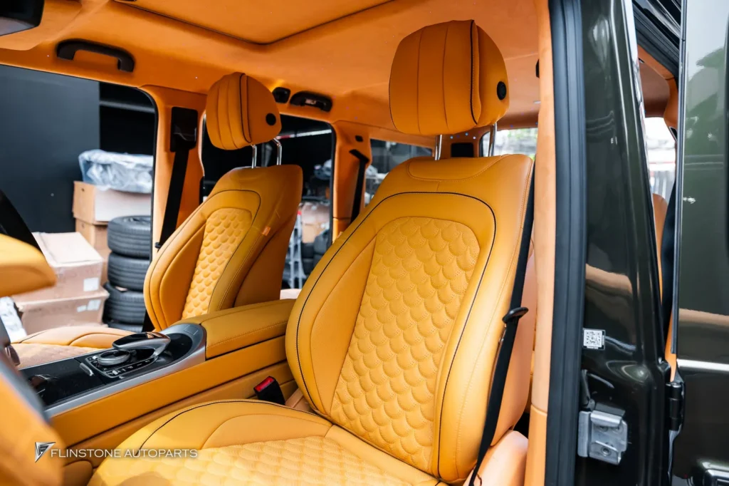 W464 G-Class คันเดียวในไทยที่เปลี่ยนสีภายในเป็น MUSTARD สำหรับ Mercedes G63 A
