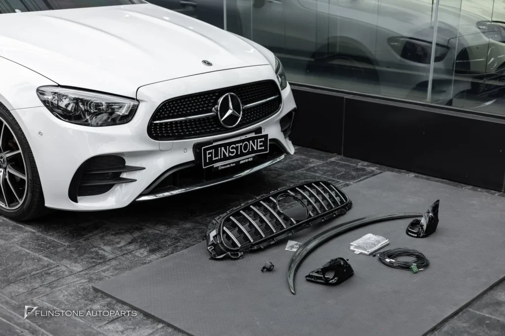 Mercedes-Benz C238 E-Class Coupe GT Panamerianca Front Grille + Sport Carbon Fiber Trunk