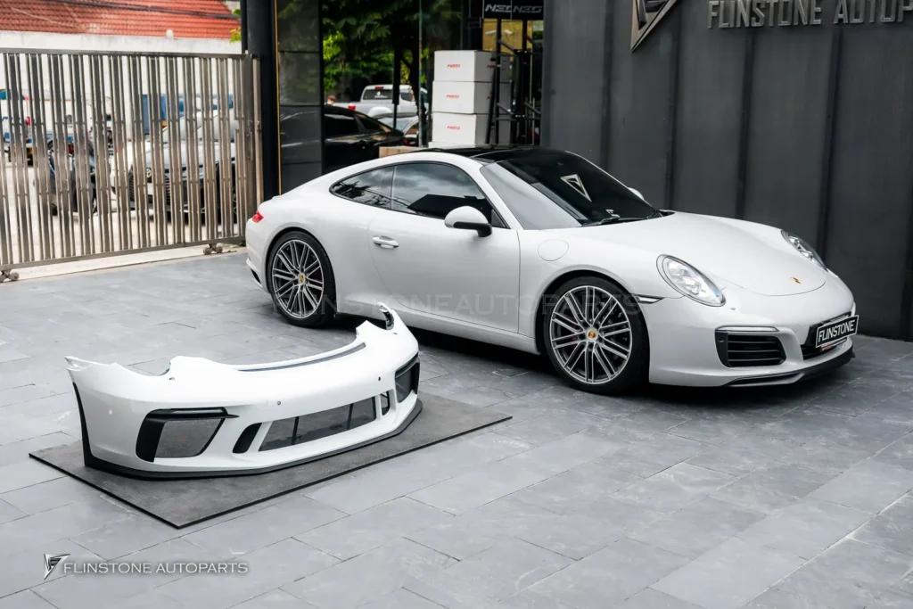 PORSCHE 991.1 – 991.2 GT3 Front Bumper + Wrap 3M 2080 Series Storm Grey