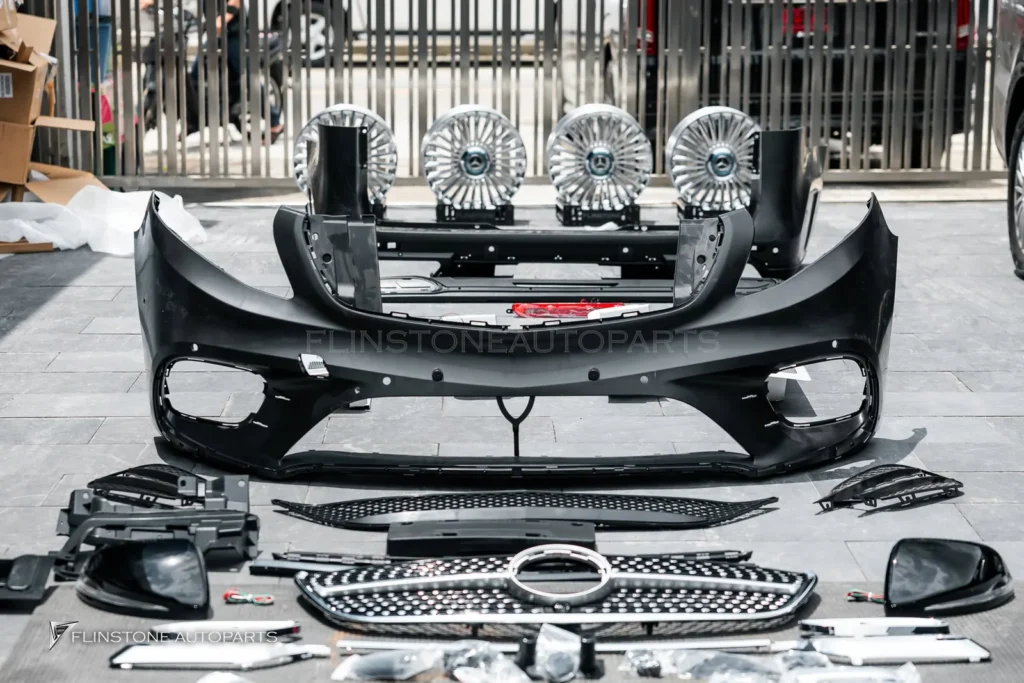 Mercedes Benz W447 V-Class Vito AMG Front Bumper + Diamond Front Grille (2024-07-17)