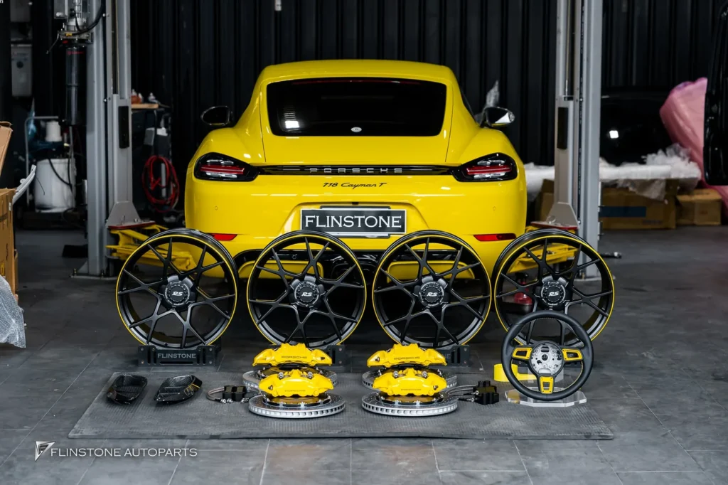 PORSCHE 718 Cayman – Boxster Custom GT4 RS Forged Wheel + Custom GT3 Braking System