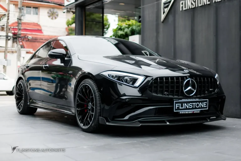 Mercedes-Benz C257 CLS-Class 2024 EH Carbon Fiber Front Lip + LB Carbpm Fiber Side Skirt