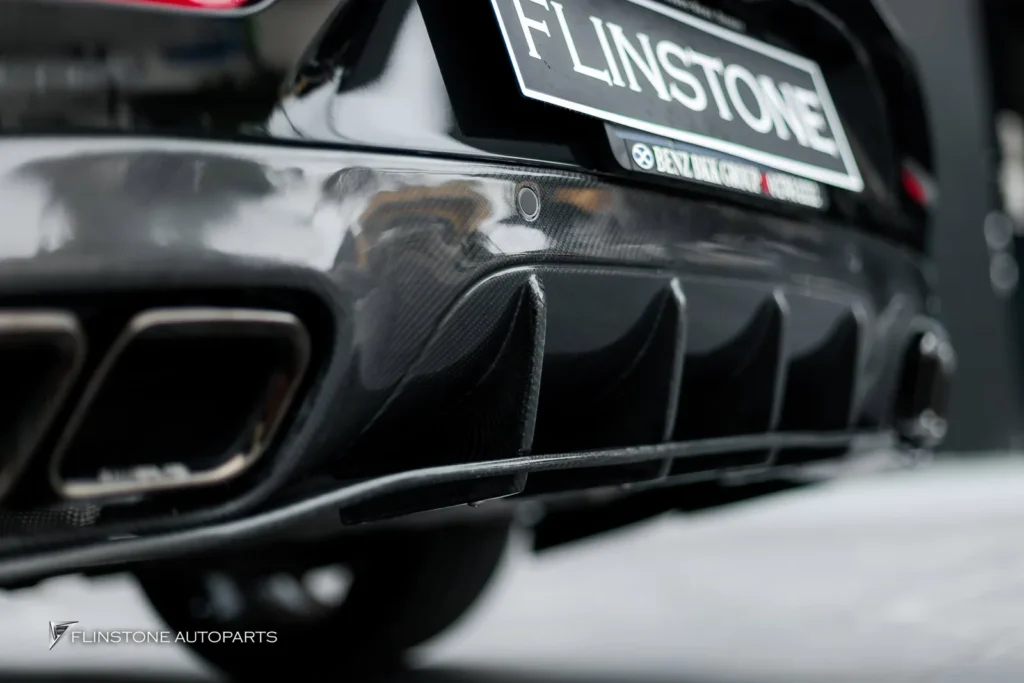 Mercedes-Benz C257 CLS-Class 2024 EH Carbon Fiber Front Lip + LB Carbpm Fiber Side Skirt