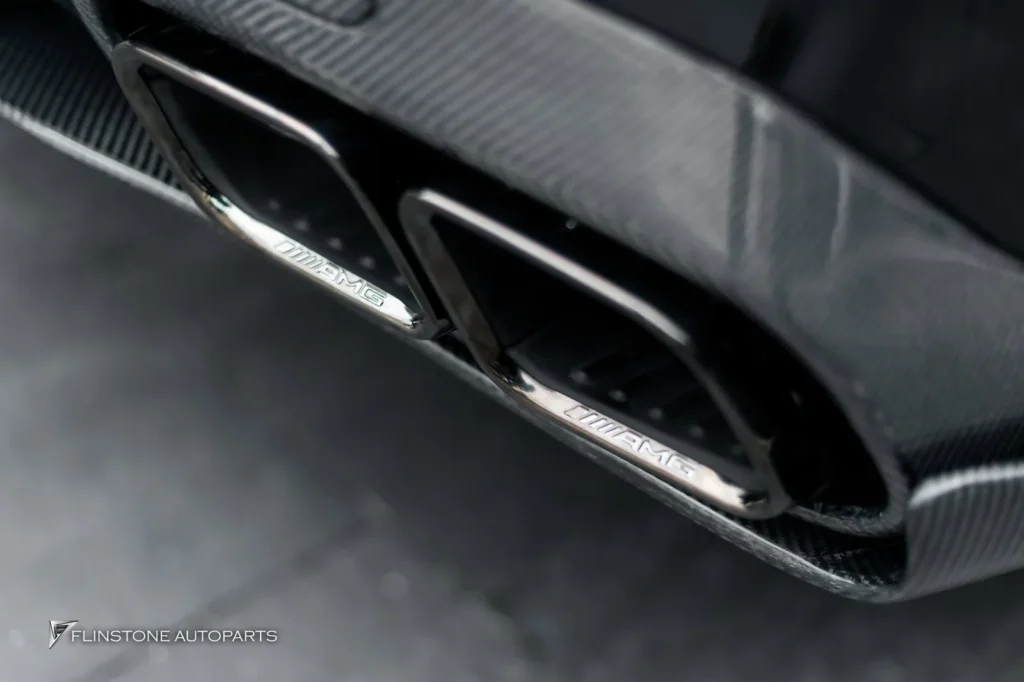 Mercedes-Benz C257 CLS-Class 2024 EH Carbon Fiber Front Lip + LB Carbpm Fiber Side Skirt