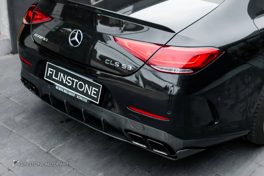 Mercedes-Benz C257 CLS-Class 2024 EH Carbon Fiber Front Lip + LB Carbpm Fiber Side Skirt