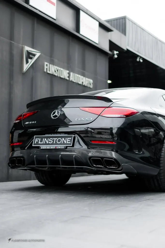 Mercedes-Benz C257 CLS-Class 2024 EH Carbon Fiber Front Lip + LB Carbpm Fiber Side Skirt