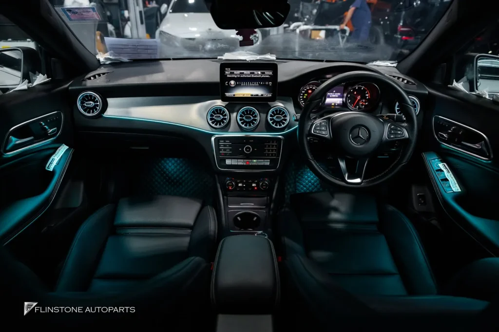 Mercedes-Benz W117 CLA-Class AMBIENT LIGHTING + LED TURBINE AIRVENT