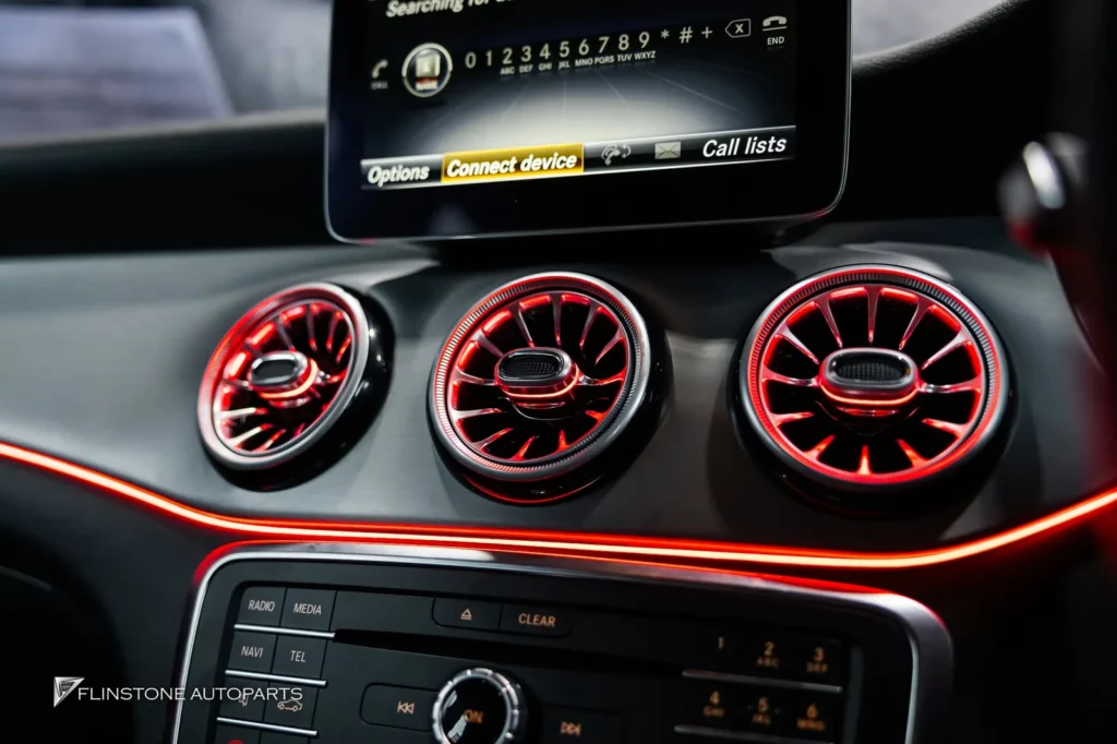 Mercedes-Benz W117 CLA-Class AMBIENT LIGHTING + LED TURBINE AIRVENT