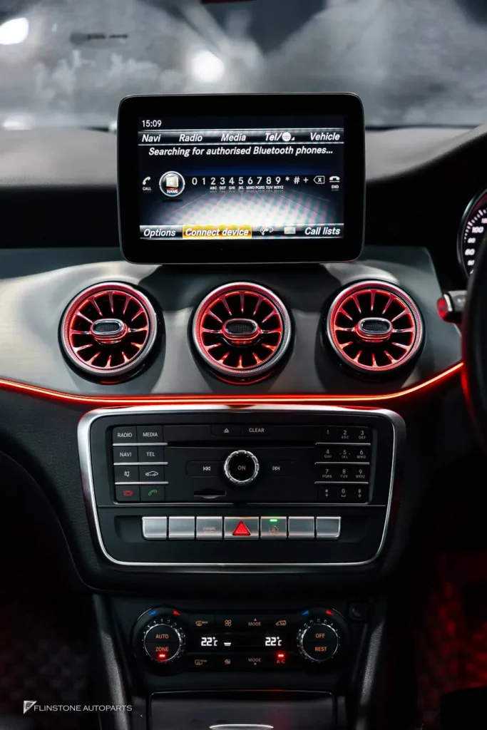 Mercedes-Benz W117 CLA-Class AMBIENT LIGHTING + LED TURBINE AIRVENT