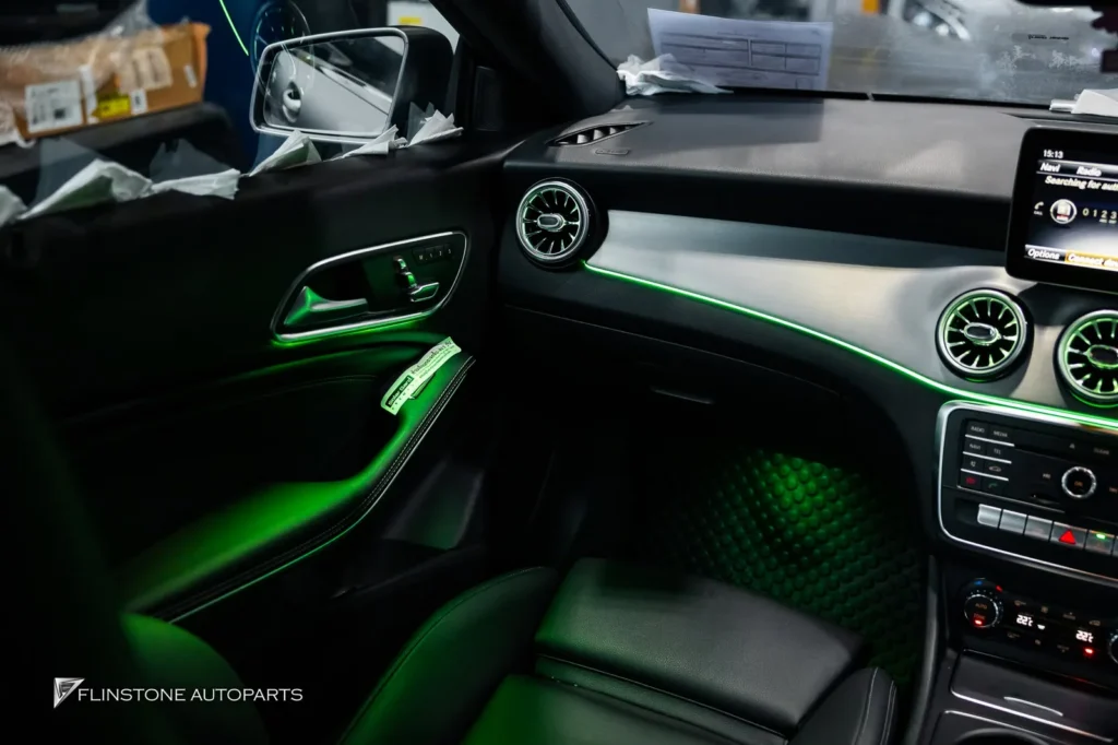 Mercedes-Benz W117 CLA-Class AMBIENT LIGHTING + LED TURBINE AIRVENT