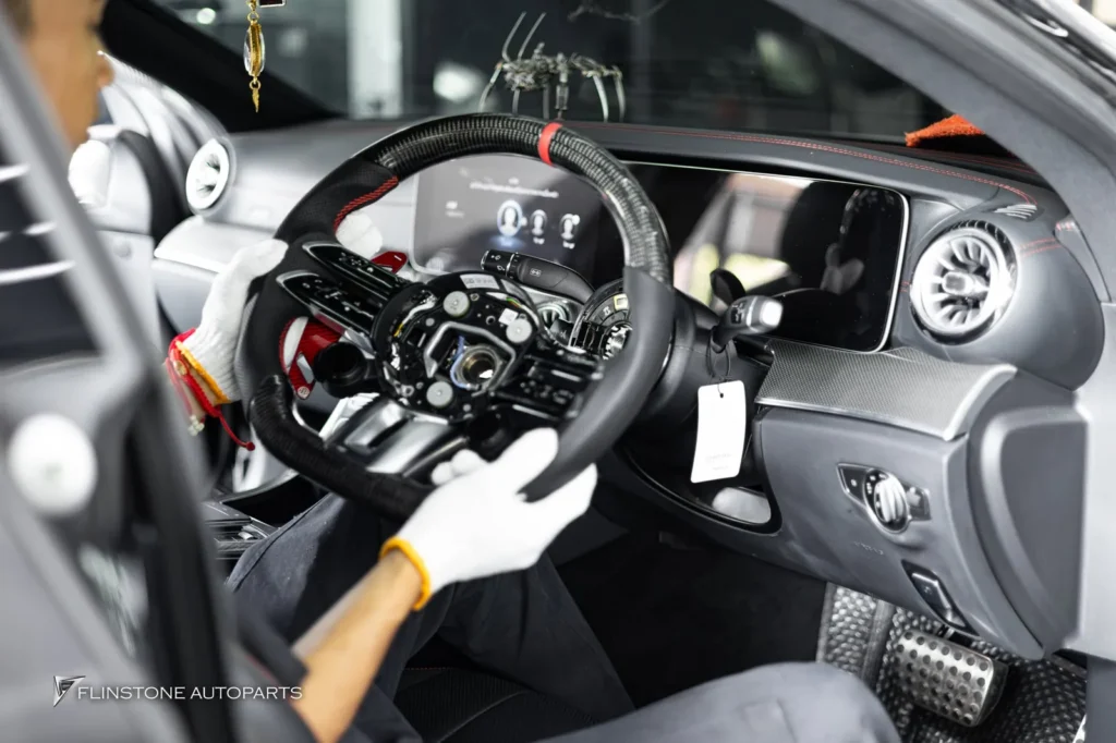 Custom Carbon Fiber Steering Wheel