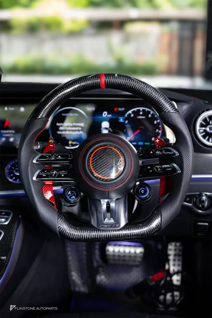 Custom Carbon Fiber Steering Wheel