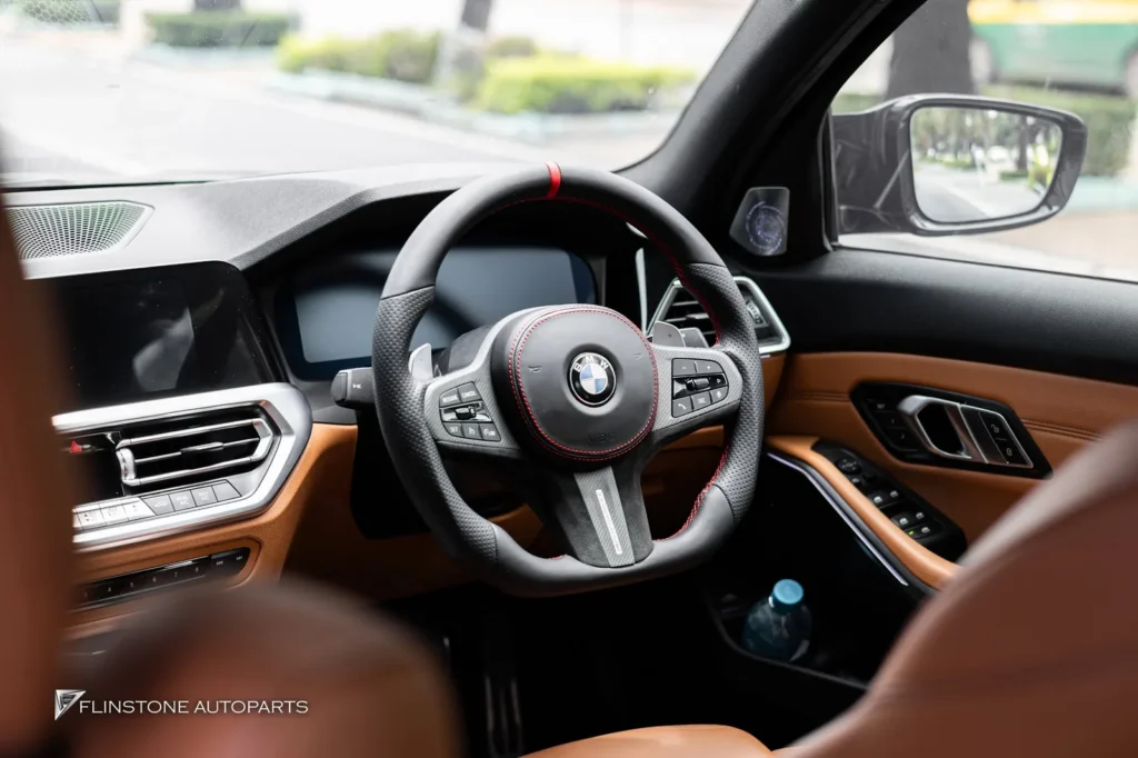 BMW G20 ติดตั้งชุดพวงมาลัยแบบสั่งได้ Custom ได้ทุกจุด คันนี้ลูกค