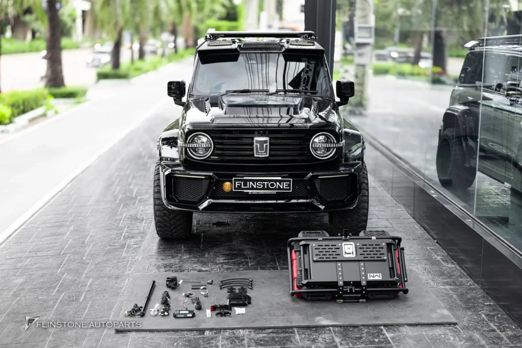 GWM TANK กล่องเก็บของท้ายรถ + โช๊คประตูท้ายไฟฟ้า