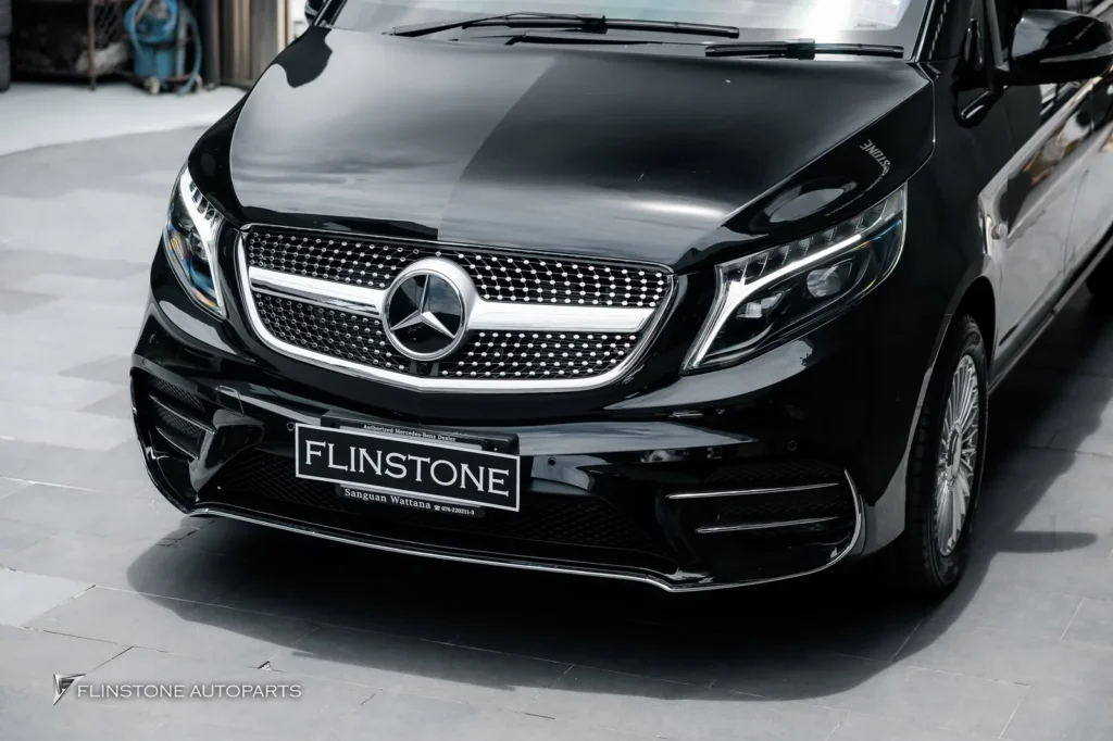 Mercedes Benz W447 V-Class Vito AMG Front Bumper + Diamond Front Grille(2024-08-07)