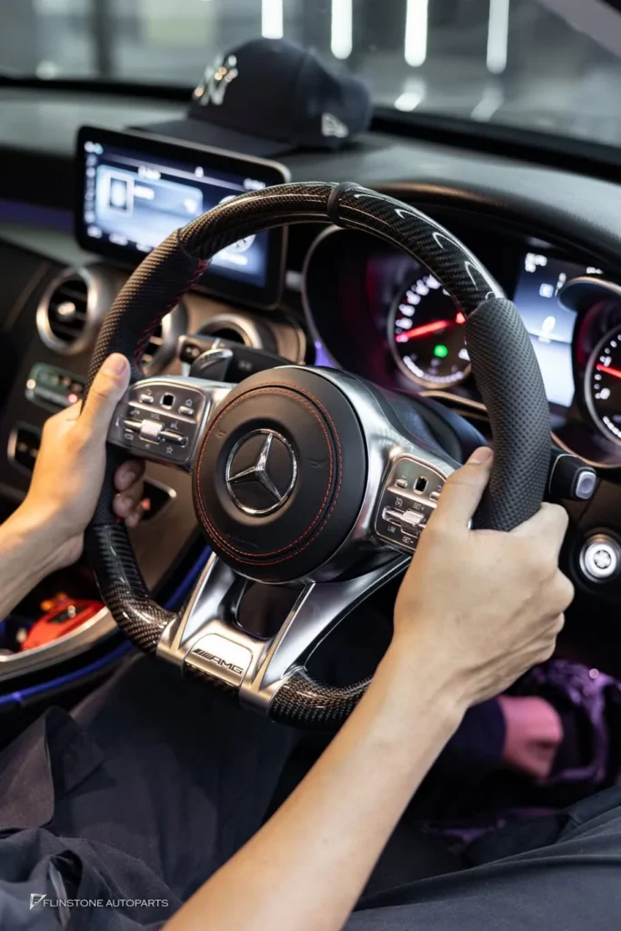 Mercedes-Benz W205 C205 C-Class 2024 Custom Carbon Steering Wheel
