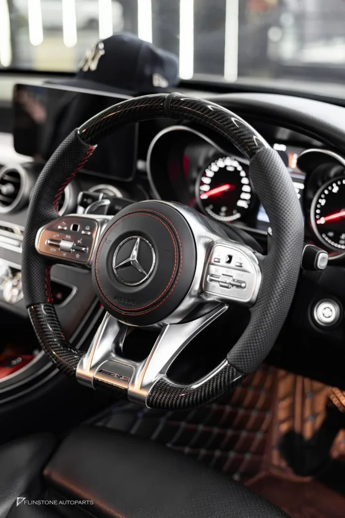 Mercedes-Benz W205 C205 C-Class 2024 Custom Carbon Steering Wheel