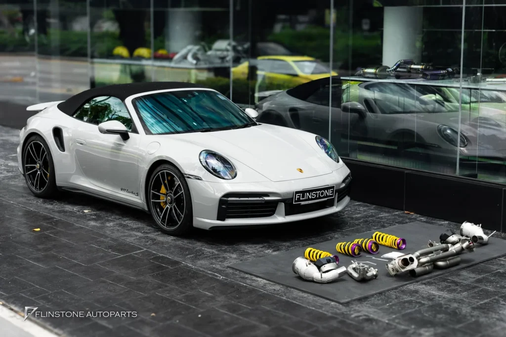 PORSCHE 992 Carrera AKRAPOVIC Slip-ON Exhaust + USUS Catless