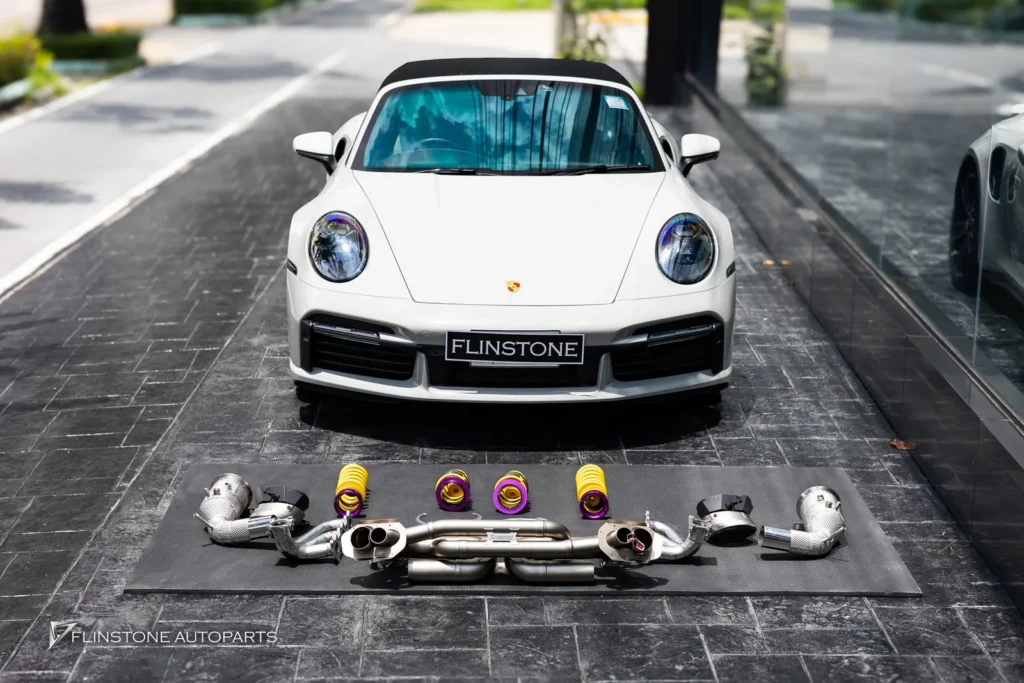 PORSCHE 992 Carrera AKRAPOVIC Slip-ON Exhaust + USUS Catless