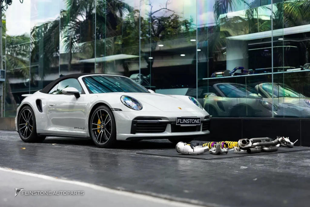 PORSCHE 992 Carrera AKRAPOVIC Slip-ON Exhaust + USUS Catless