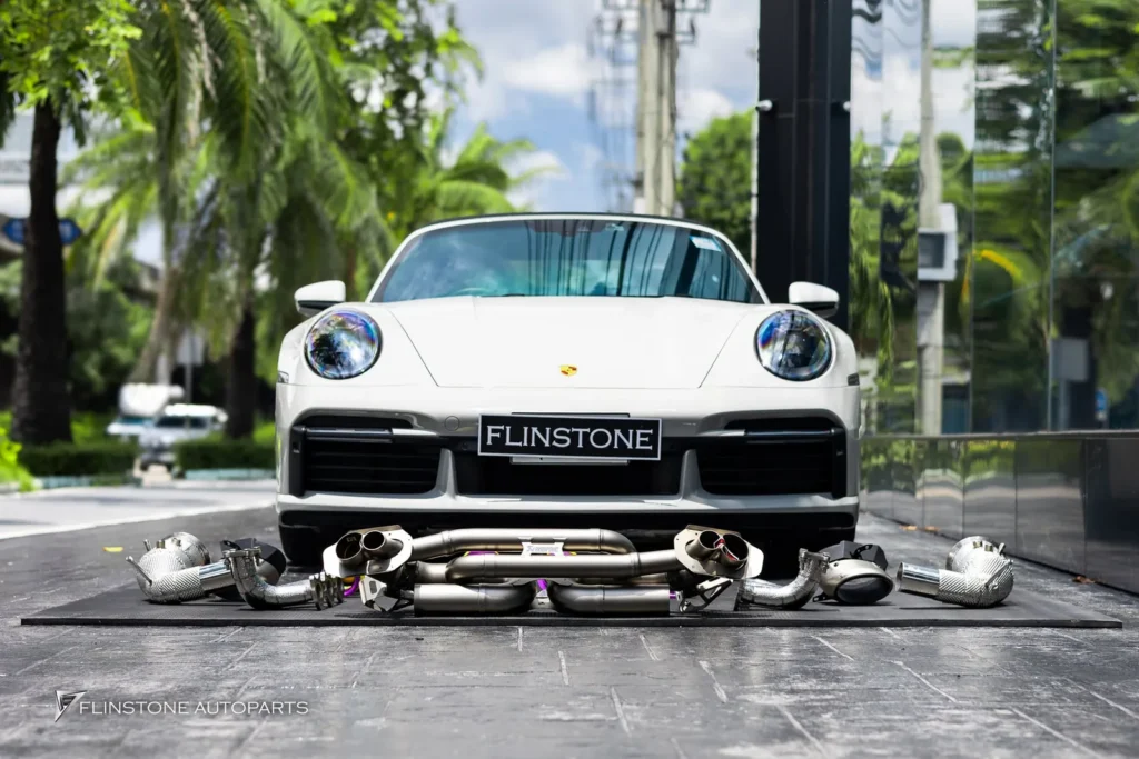 PORSCHE 992 Carrera AKRAPOVIC Slip-ON Exhaust + USUS Catless