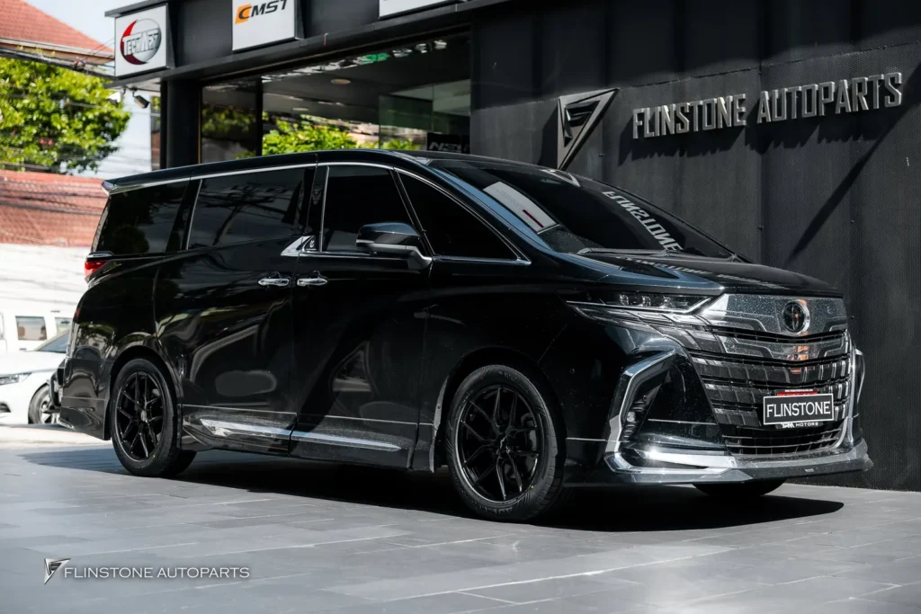 TOYOTA Alphard 40 เลือกติดตั้งชุดล้อ USUS Forged Wheel สีดำเงา ข