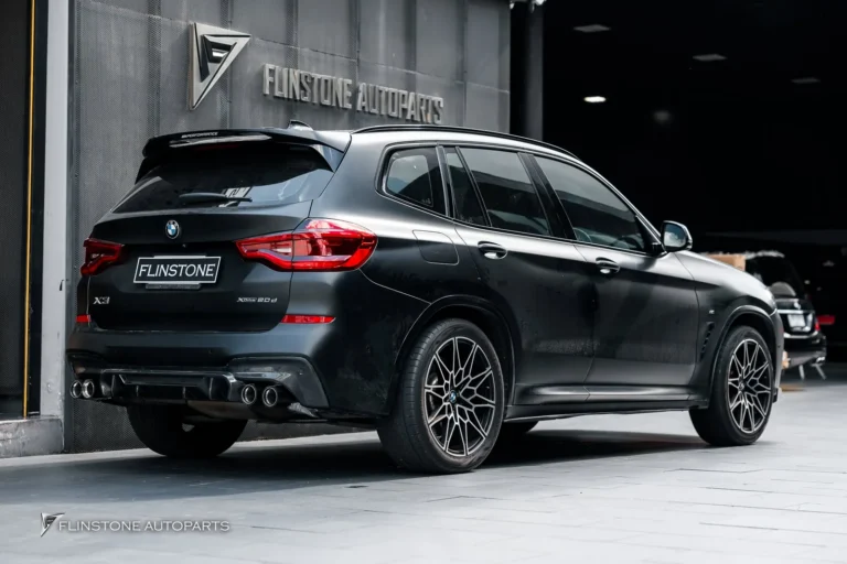 BMW X3 G01 Carbon Fiber Rear Diffuser + BMW Carbon Tailpipe