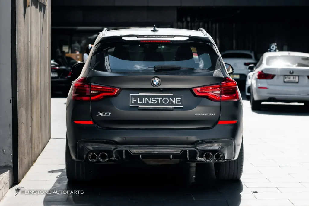 BMW X3 G01 Carbon Fiber Rear Diffuser + BMW Carbon Tailpipe