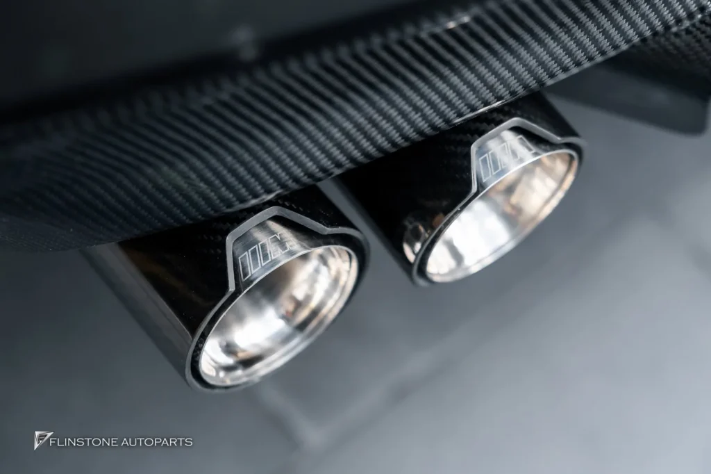 BMW X3 G01 Carbon Fiber Rear Diffuser + BMW Carbon Tailpipe