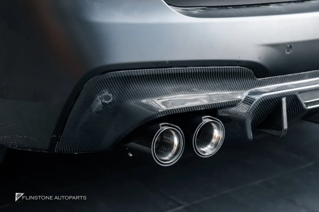 BMW X3 G01 Carbon Fiber Rear Diffuser + BMW Carbon Tailpipe