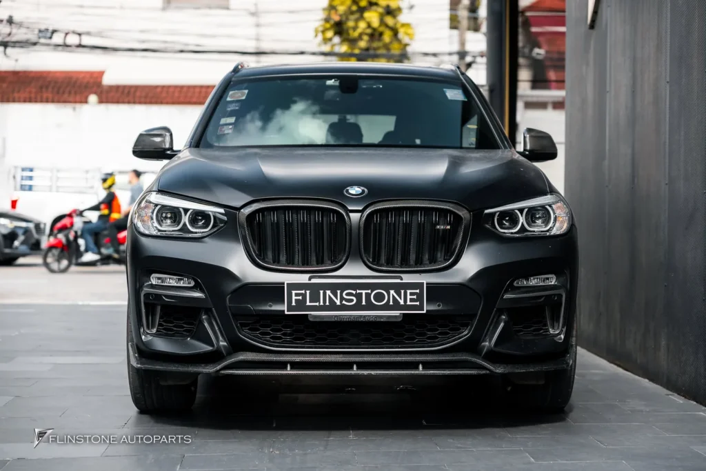 BMW X3 G01 Carbon Fiber Rear Diffuser + BMW Carbon Tailpipe
