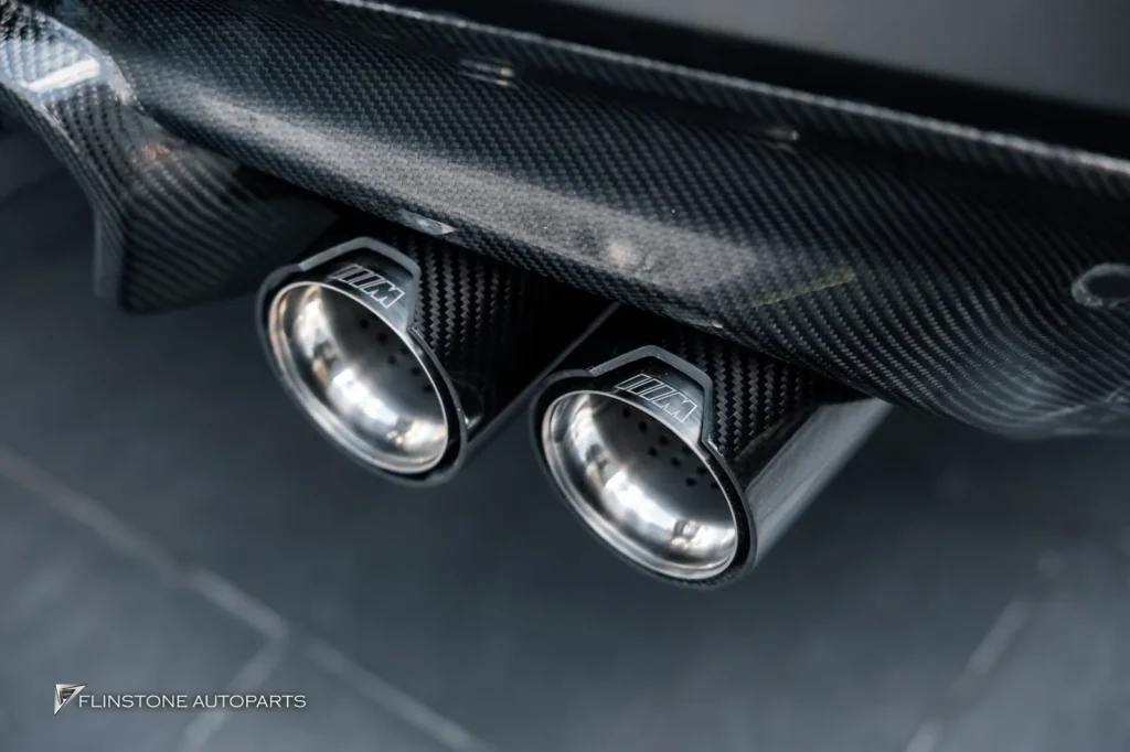 BMW X3 G01 Carbon Fiber Rear Diffuser + BMW Carbon Tailpipe