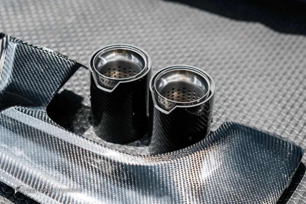 BMW X3 G01 Carbon Fiber Rear Diffuser + BMW Carbon Tailpipe